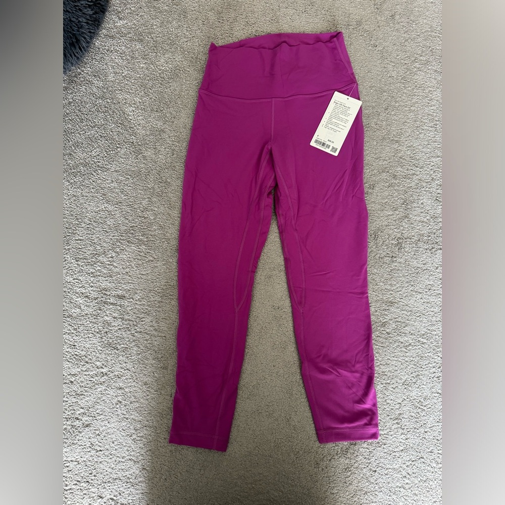 NWT Lululemon Align HR Pant 25” Size 8 in Vintage Plum